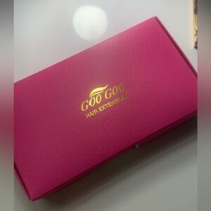 GOO GOO Bright Pink Hair Extensions Box